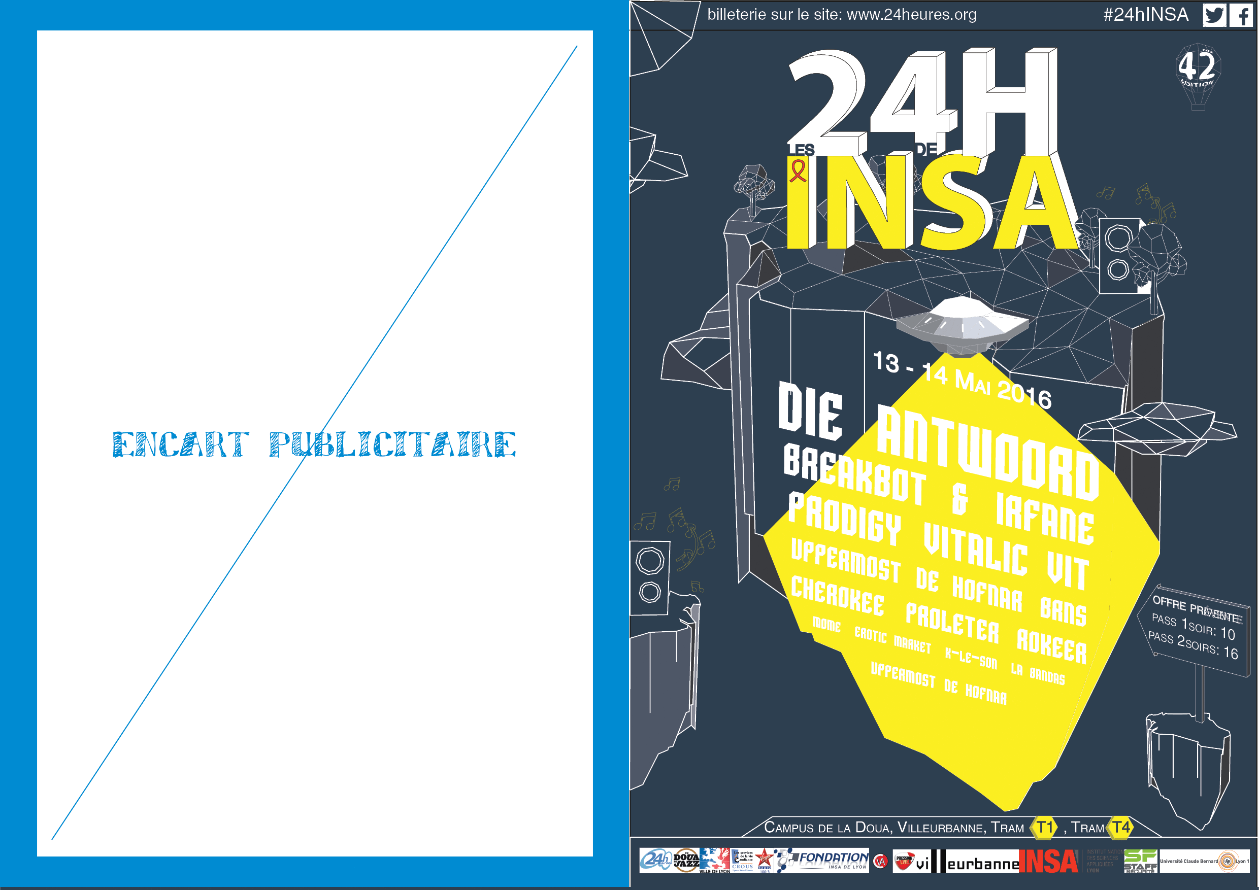 Programme festival Les 24h de l'INSA