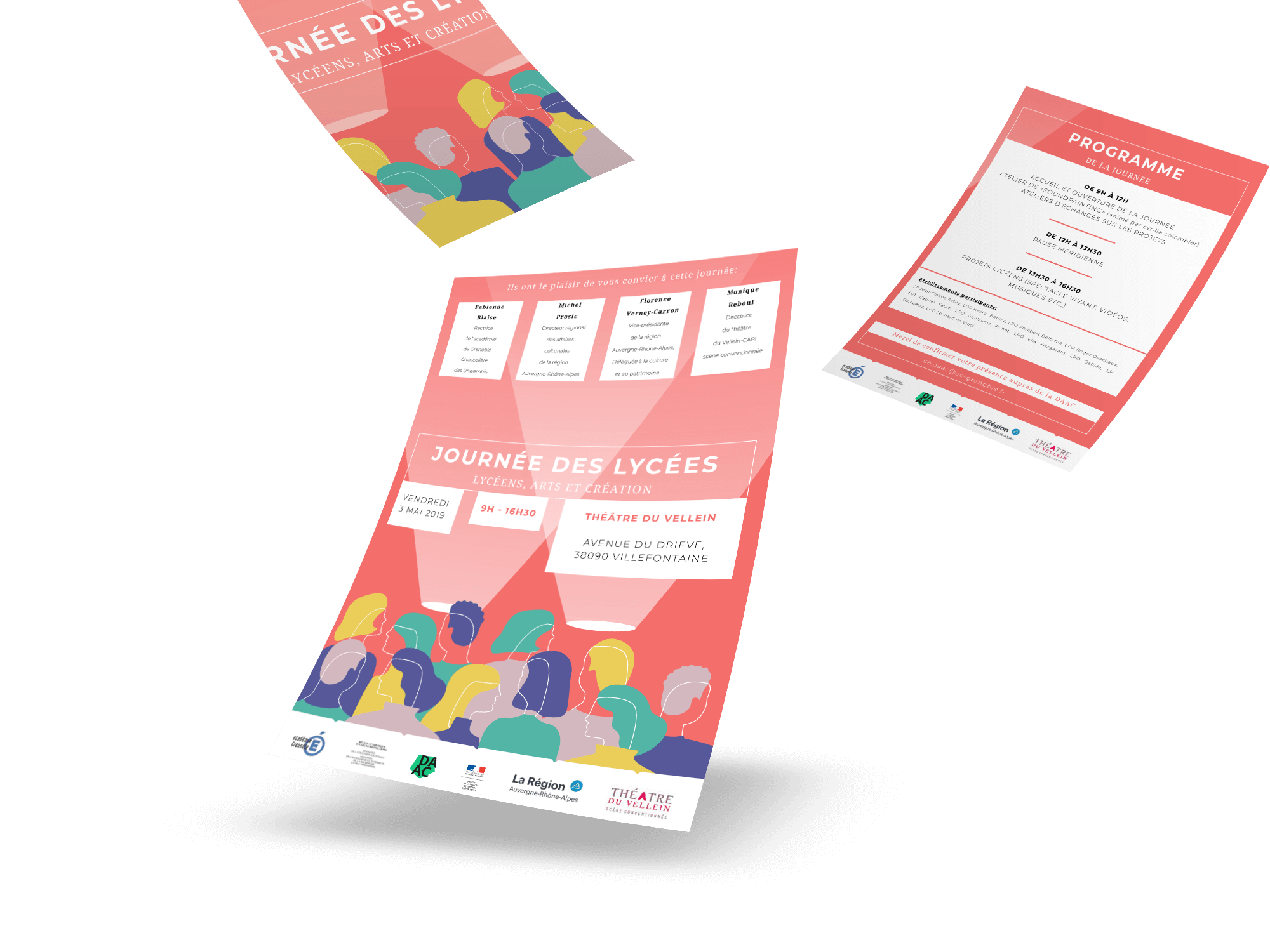 Flyers Journée des lycées en Rhône Alpes