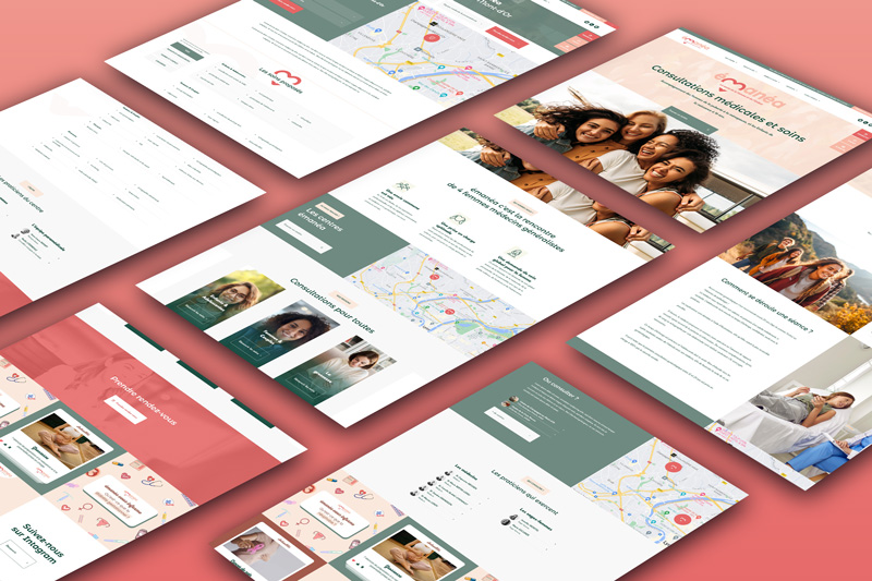 Site web pour des centres d’accompagnement et de consultation pour les femmes